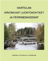 Hartolan arvokkaat luontokohteet ja perinnemaisemat -oppaan kansi