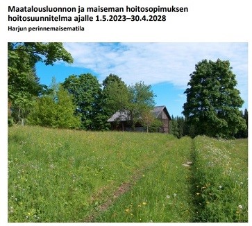 Uuden hoitosuunnitelman kansisivu